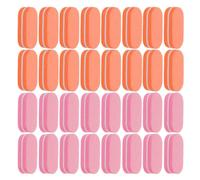 Beavorty 100PCS Mini Double-Sided Sponge Nail Buffers for Acrylic and Natural Nails Portable Disposable Pedicure Buffing Blocks with Soft Touch Compact Manicure Tools for Personal Care and