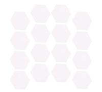 Beavorty 100pcs Paper Quilting Templates for Sewing with Hexagon Shapes, White Paper Material Without Burrs, Easy to Sew in Cloth, for Clothing Store and Quilting Crafts