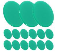 Beavorty 100pcs Plastic Bingo Chips Counting Markers Solid Grass Green Double-sided Tokens for Bingo Accessories Board Games Party Supplies