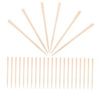 Beavorty 100pcs Smooth Wax Applicator Sticks for Body Hair Removal Safe Single Use Wooden Waxing Tools for Personal Care and Nose Waxing Kits Lightweight and Convenient