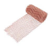 Beavorty 10cm Copper Wine Strainer Mesh Filter, Thickened Foam Removal Filter for Home Brewing, Portable Hop Strainer Kitchen Supply for Homemade Wine and Beer Making