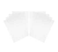 Beavorty 10pcs A4 Translucent Plastic Stencil Sheets for 3D Printing Pen Drawing, Thick High-Temperature Resistant Tracing Boards 21x29.7cm for Crafts and Art Projects