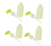 Beavorty 10pcs Avocado Green Travel Pump Bottles Refillable Liquid Dispensers for Shampoo Lotion Body Wash Portable Toiletry Containers for Travel