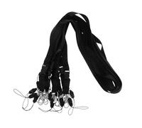 Beavorty 10pcs Black Nylon Detachable Lanyards with Swivel Hook for Id Badge Holders, Office and School Neck Straps for Teachers, Volunteers, and Student Activities