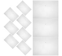 Beavorty 10pcs Document Folders File Storage Bags A3 Paper Storage Pp Material Snap Button Closure Store Stationery Organizing Files Office Use for Company Employees and Workers