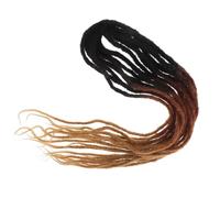 Beavorty 10pcs Dreadlock Extensions Wigs for Hip Hop Style Easy Install Colorful Braids Curly Human Hair Dreads for Unique Fashion Statement and Creative Looks