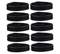 Beavorty 10pcs Flexible Watch Band Keeper Ring Genuine Leather Watchband for Smartwatch Replacement