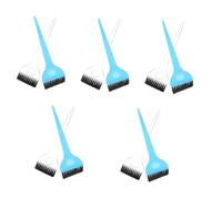 Beavorty 10pcs Hair Dye Coloring Brush Ergonomic Hair Coloring Comb Brush Transparent for Home Salon Use for Easy Application