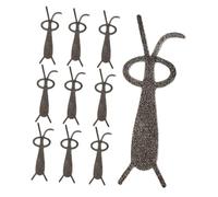 Beavorty 10pcs Heart Shaped Cat Eye Magnet Nail Art Tool for Gel Polish Creative DIY Nail Design at Home