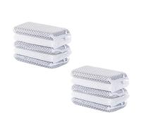 Beavorty 10pcs Kitchen Scrub Sponge Set Assorted Colour Comfortable to Hold and Easy to Squeeze Out Water Multipurpose Dishwashing Scouring Pads for Home and Kitchen Cleaning