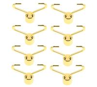 Beavorty 10pcs Metal Replacement Handles for Facial Roller and Gua Tool Ergonomic for Neck and Skin Care Sturdy Metal Construction for Easy Maintenance and Massage