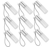 Beavorty 10pcs Pearl Glass Roller Bottles with Stainless Steel Balls Refillable Leakproof Containers for Essential Oils Perfume Aromatherapy Travel Use