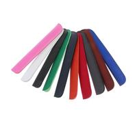 Beavorty 10pcs Pu Business Pen Covers Portable Universal Pen Sleeve Protectors with Reusable Design Preventing Breaking Suitable for Apple and Random Color