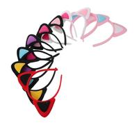 Beavorty 10pcs Soft Faux Animal Ear Headbands for Women and Comfortable Cosplay Hair Hoops with Realistic Fox Ears Stylish Festival and Party Accessories Skin Friendly and Versatile Design