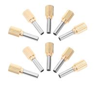 Beavorty 10pcs Stainless Steel Caulking Nozzle Tips Large Sealant Applicator Replacements for Tile Grout Adhesive Gun Accessories for Professional Home Repair