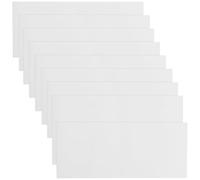 Beavorty 10pcs White Cotton Air Filters for Air Conditioners and Humidifiers Reusable Box Fan Filter Media Material Reduces Resistance and Does Not Restrict for Home Filtration