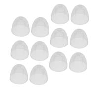 Beavorty 12pcs Baby Bottle Dome Caps: Leak-proof Plastic Screw Lids Compatible With Pigeon Baby Feeding Bottles - Travel & Storage Replacement Parts