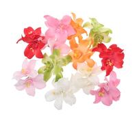 Beavorty 12pcs Boho Floral Hair Clips for Women and Lightweight Artificial Flower Hairpins with Vibrant Colors Travel-friendly Beach Headdress Accessories