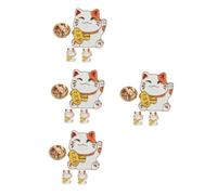 Beavorty 12pcs Cute Japanese Style Fortune Cat Brooch Pin Vintage Lapel Pins for Women Kawaii Cat Badge Jewelry Accessories to Wear Clothes Backpack