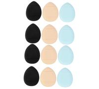 Beavorty 12pcs Makeup Sponges for Foundation Mini Makeup Puff Loose Powder Puff Cosmetic Facial Powder Washable