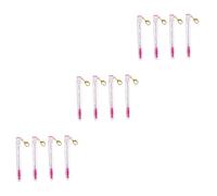 Beavorty 12pcs Mascara Eyebrow Brush Kit Key Chain Lightweight Portable for Beginners Makeup Artists