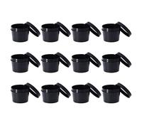 Beavorty 12pcs Refillable Face Mask Containers with Leak-proof Lids, Pp Material Cosmetic Jars for Travel Use, Suitable for Handbag and Backpack Storage