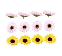 Beavorty 12pcs Soap Flower Sunflower Decorative Head Bouquet for Birthday Box Real Look Artificial Flowers for Home Dec