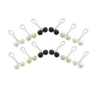 Beavorty 12pcs U-shaped Faux Pearl Scarf Clips for Women - Elegant Scarf Buckle Shawl Pin - Headscarf Fixator for Daily and Special Occasions
