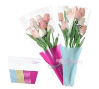 Beavorty 150pcs Flower Wrapping Bags: Mother's Day Floral Packing Sleeves - Bouquet Bags for Teacher Graduation Wedding Birthday