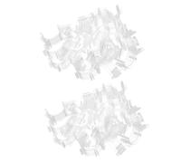 Beavorty 150pcs Plastic Sewing Machine Bobbin Clips with Interlocking Design, Bobbin Thread Holders Storage Organizer for Embroidery and DIY Sewing Tools