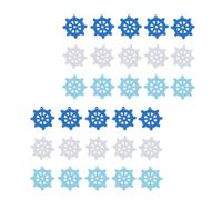 Beavorty 180pcs Nautical Theme Decorations DIY Decorative Accessories Wooden Creative Fashion Design Safe Household Decor Accessories for Boxes and Cases Random Color