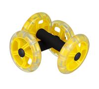 Beavorty 1pair Dual Ab Roller Wheels for Abdominal Exercise Stable Twin Fitness Wheel with Ergonomic Handles Quiet Core Strength Trainer for Home Gym Muscle Sculpting and Tummy Workout