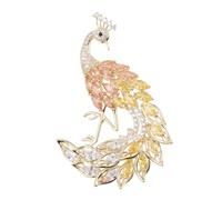 Beavorty 1pc Colorful Brooch for Women Retro Stylish Breastpin Elegant Badge for Dresses Sweaters and Everyday Wear Unique for