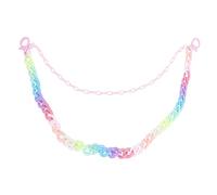 Beavorty 1Pc Colorful Double Layer Decorative Pants Chain Unique Fashion Accessory for Jeans for Parties and Dance Performances for