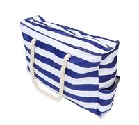 Beavorty 1Pc Extra Large Beach Bag Practical Blue Tote for Outdoor Activities Easy to Clean Design for Shopping Daily Use and Leisure Walks