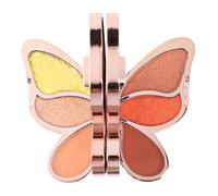 Beavorty 1pc Sequin Eyeshadow Tte 6 Color Luminous Shimmer Eye Shadow Plate for Eye Beauty Makeup Accessory