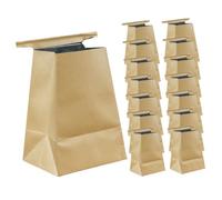 Beavorty 1set Disposable Emesis Bags Leak Kraft Paper Vomit Bags for Travel Camping and Emergency Use Lightweight and Compact for Motion Sickness 15pcs