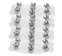 Beavorty 2 Pairs Snow Traction Cleats with Tooth Ice Spikes for Shoes and Boots Non Slip Winter Grippers for Hiking Running and Snowy Terrain Elastic Fit for Secure Comfort