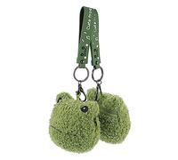 Beavorty 2 Pcs Cute Frog Keychain Coin Purse Set Adorable Change Storage Bags for Lightweight Mini Wallet for Coins Earphones and Daily Essentials