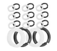 Beavorty 20 Pairs Small Guitar Tuner Spacer Gasket for Electric and Acoustic Guitars Portable Tuning Peg Washers with Dual Pads