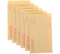 Beavorty 200 Pcs Kraft Paper Envelopes Yellow Brown Smooth Writing Postcard Container Elegant Appearance for Holidays and Baby Showers Random Color