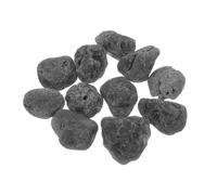 Beavorty 200g Black Meteorite Raw Crystal Specimen Mineral Specimen Environmentally Conscious Volcanic Rock 1.38x1.18x0.79in for Home Decor Indoor Planter Pots