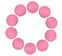 Beavorty 200pcs Plastic Discs Chip with Metal Ring, Lightweight Red Bingo Chips for Boards and Wands, for Party and Outdoor Gatherings