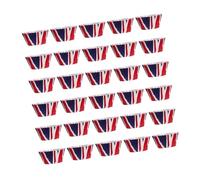 Beavorty 200pcs Union Jack Paper Cupcake Liners Baking Cups Disposable Dessert Muffin Cases for Christmas Party Baking and Cupcake Decoration