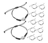 Beavorty 20Pcs Adjustable Sports Handmade Braided Soccer Baseball Basketball Volleyball Jewelry Unique Sport Themed Accessories for Fans and Sports Lovers