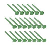 Beavorty 20pcs Bird Standing Rod Plastic Perch with Unique Shape for Exercise Bird and Help Balance Skills 6.29x1.18x1.18inch Suitable for Parrot Cage Accessories