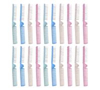 Beavorty 20pcs Folding Travel Combs Portable Outdoor Combs Plastic Material Not Easy to Break and Avoid Scratching Scalp Suitable for Camping and Outdoor Use Style