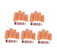 Beavorty 20pcs Halloween Fake Blood Makeup for Scary Props Realistic Broken Finger Joints and Witch Fingers for Horror Pranks Cosplay Accessories for Party Decorations