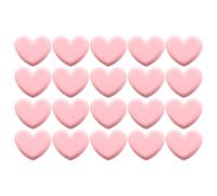 Beavorty 20pcs Plastic Clips Snack Clip Heart Shape Multi-Functional Food Fresh Keeping for Home Use