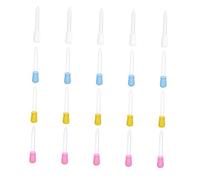 Beavorty 20pcs Silicone Droppers Pipettes Medicine Dropper for Boys and Girls Multifunctional Liquid Measuring Lines Random Color